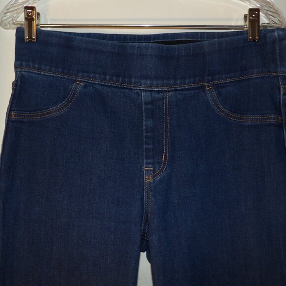 GUC Old Navy Rock Star Mid Rise Super Skinny Pull On Jeggings Sz 8 - Picture 2 of 6